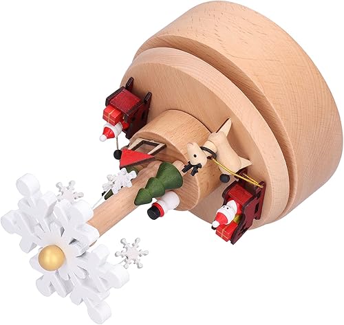 Miniatura 9 de Cajas de música de Navidad, caja musical de tren de Navidad para ella, caja musical de castillo inteligente, regalo de cumpleaños para amantes,