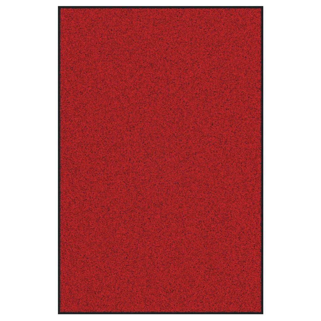 Fußmatte Rot Schwarz 120x180 cm Rechteckig Polyamid