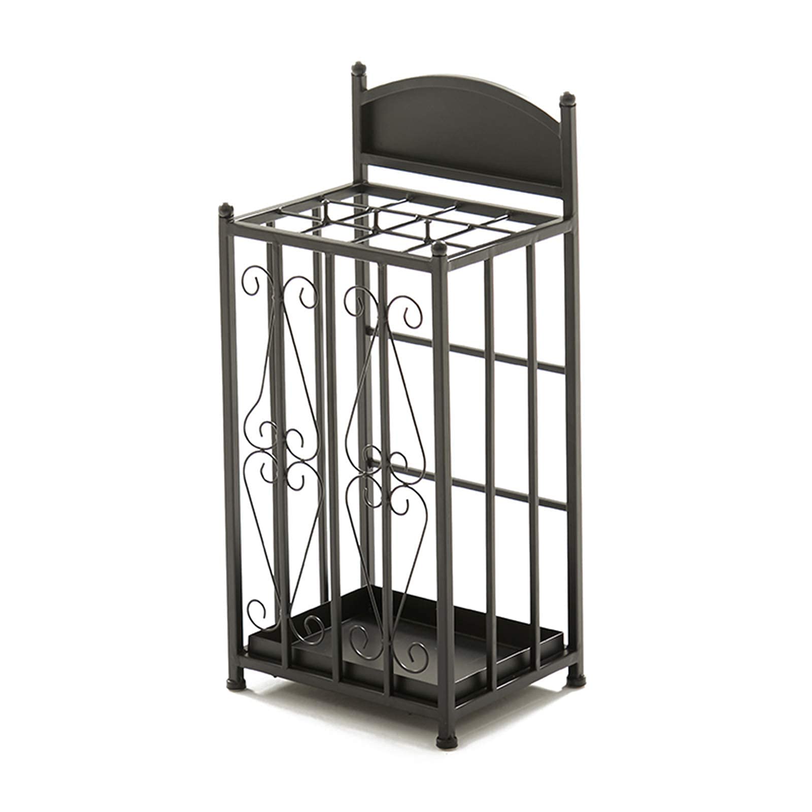 Rangement pour parapluie domestique en fer pour entrées sèches
