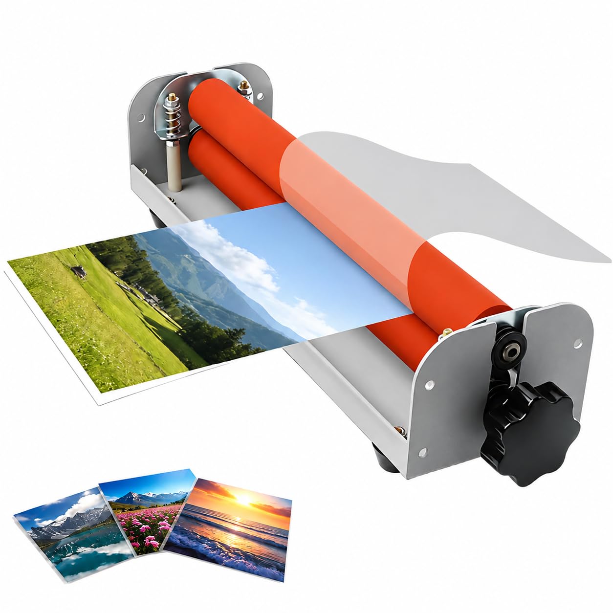 12 Zoll A4 Manueller Kaltlaminator Handkurbelmaschine