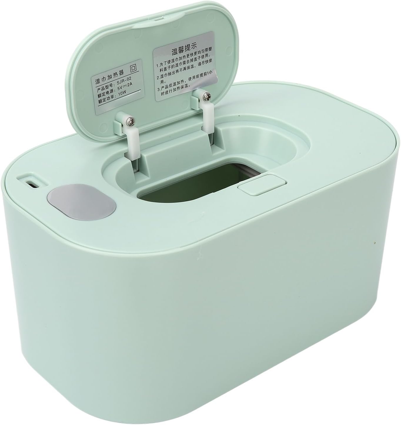 Baby Wipe Warmer, Baby Wet Wipes Dispenser with 24h Constant Temperature, Large Capacity, Energy Saving, Heating All Day and, Wet Wipes Heater for Baby Adults (Green)
