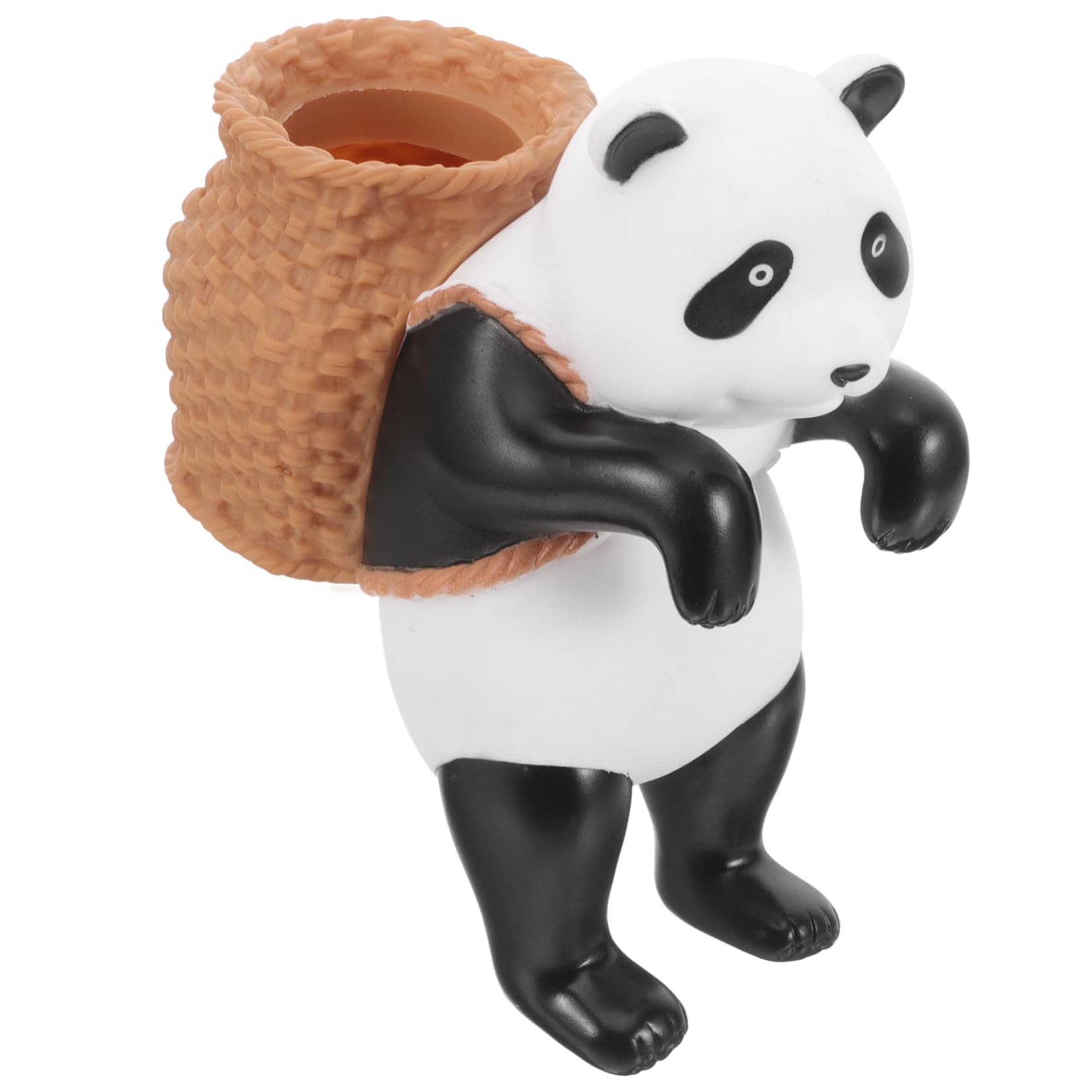 ULTECHNOVO 4 Pièces Ornements de Panda Mini décors d'aquarium Ornement de Panda d'aquarium Accessoires Petit Ornement d'aquarium Joli décor de Paysage d'aquarium Vinyle