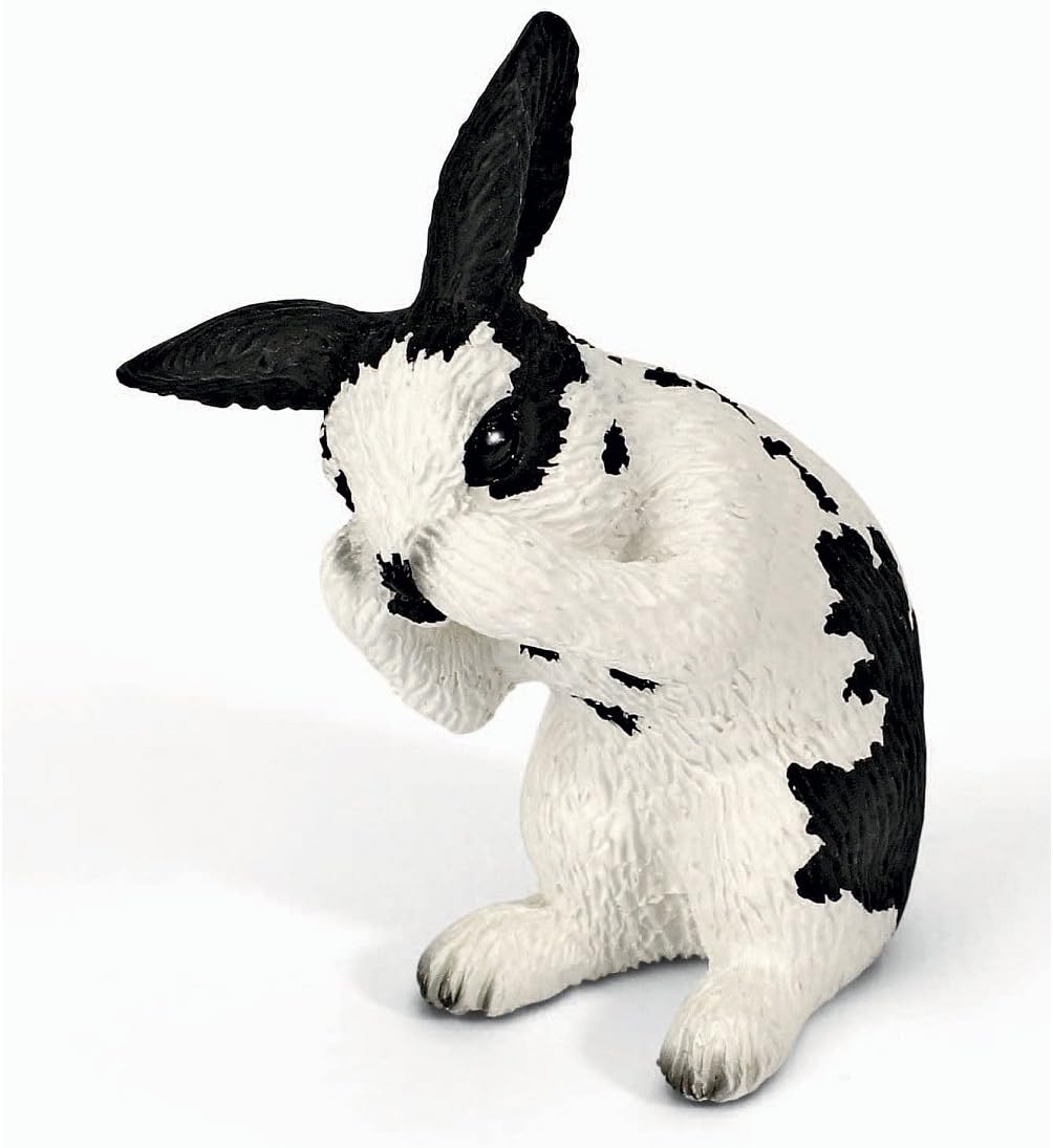Amazon.com: Schleich Grooming Rabbit Toy Figure : Schleich: Toys & Games