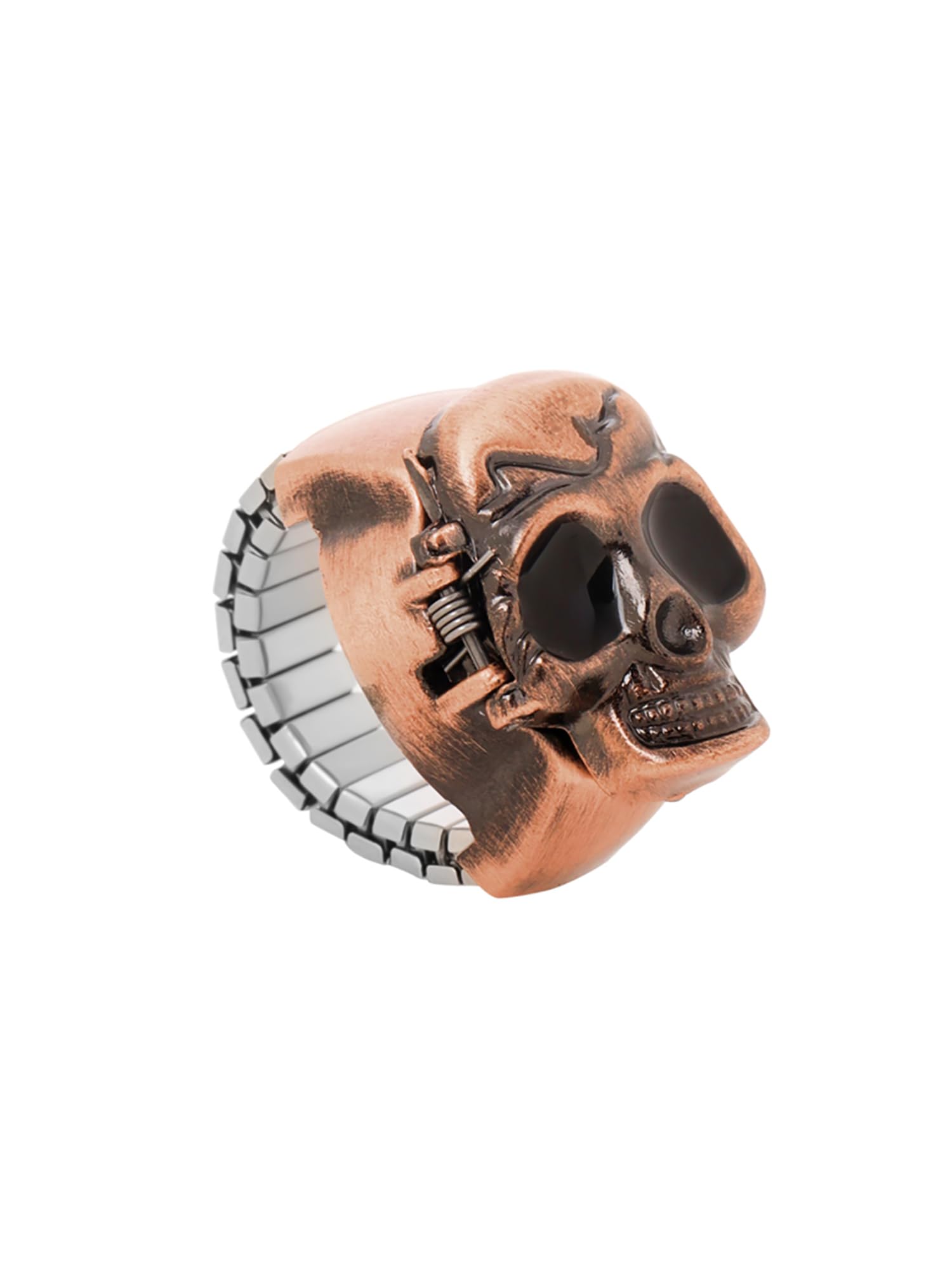 Yellow Chimes Analog Watch Dial Stretchable Adjustable Finger Rings for Women