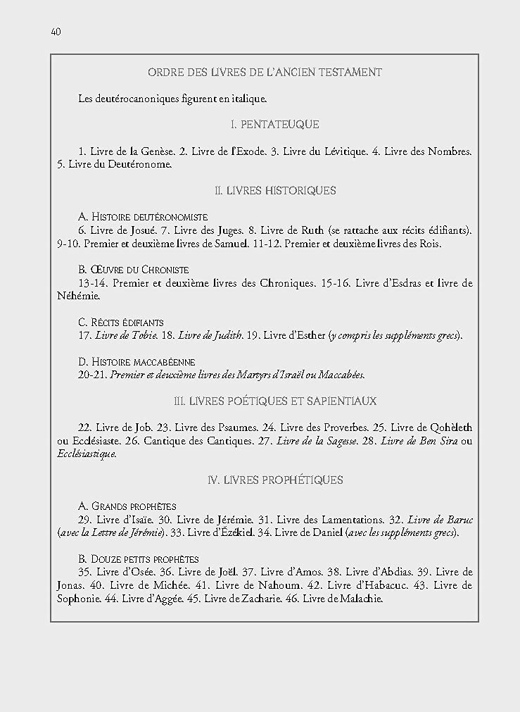 La Bible - Traduction officielle liturgique – cuir marron