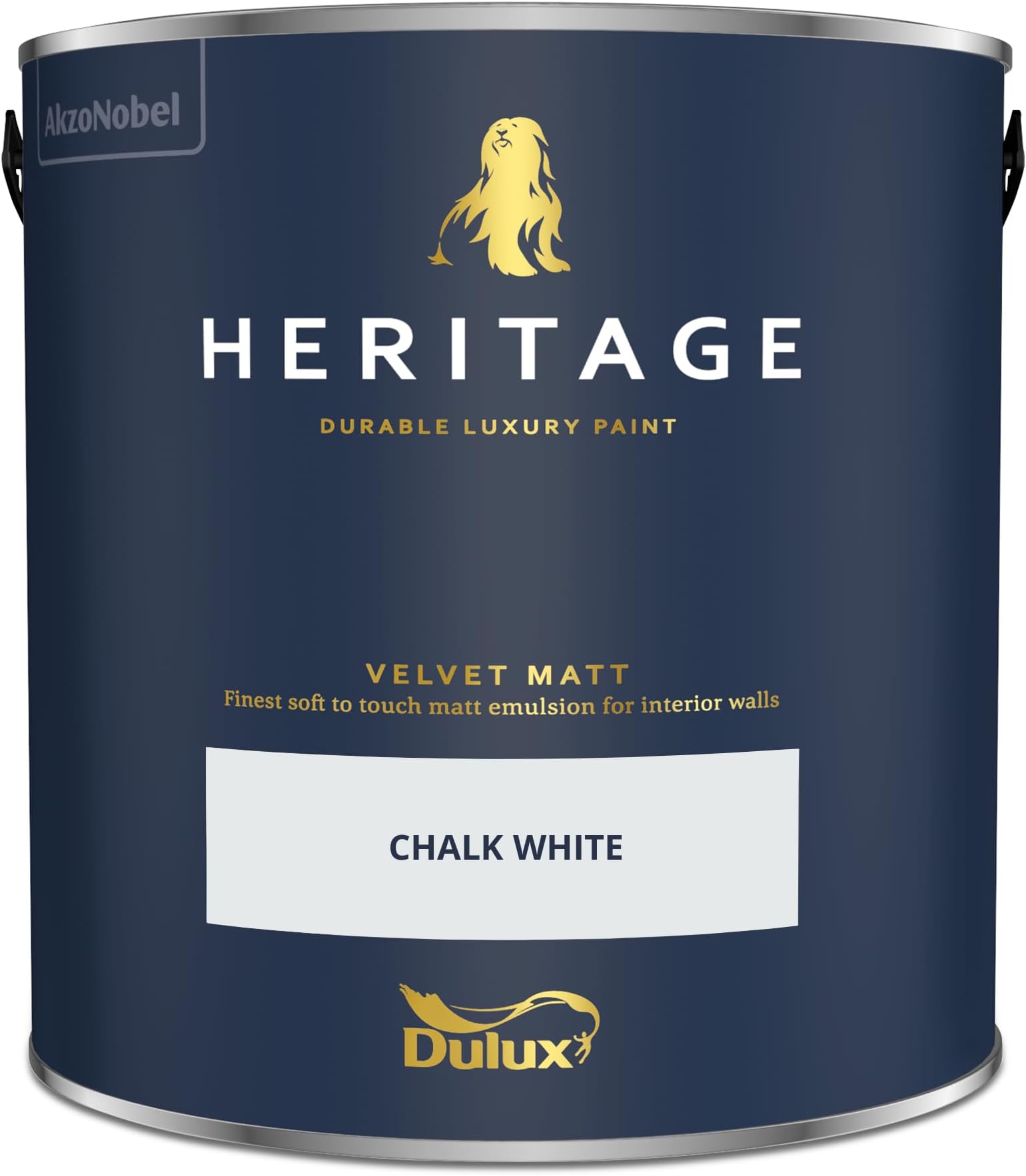 Dulux Heritage Paint (750ml, Chalk White)