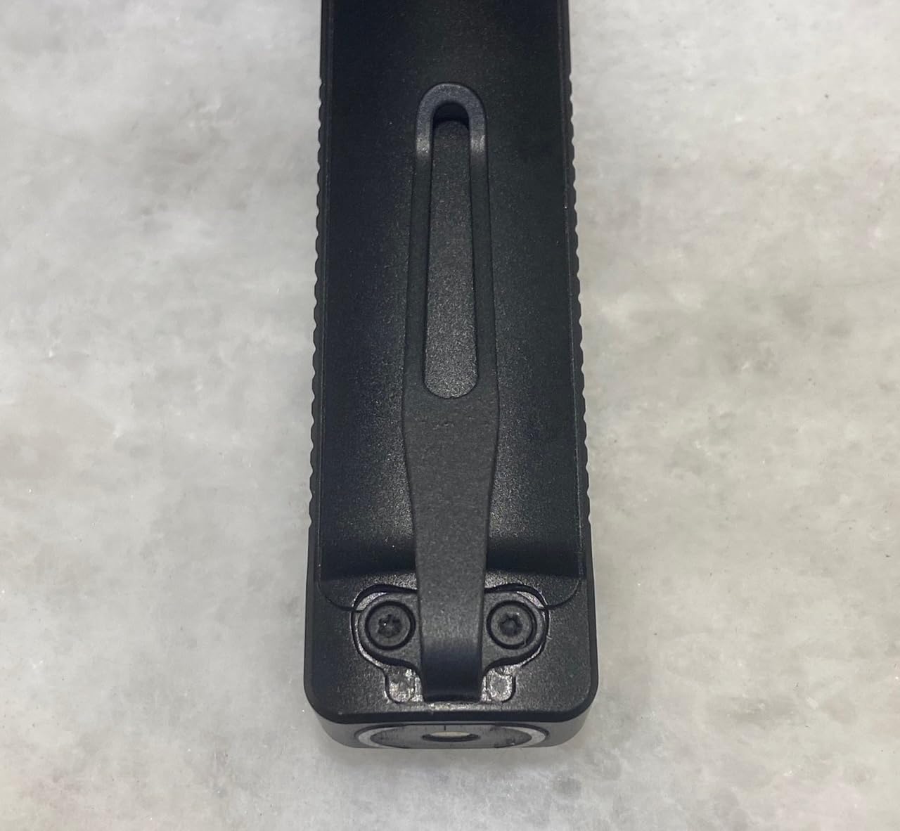 Generic Black Titanium Deep Pocket Clip for Olight Arkfeld UV and Arkfeld PRO Flashlight