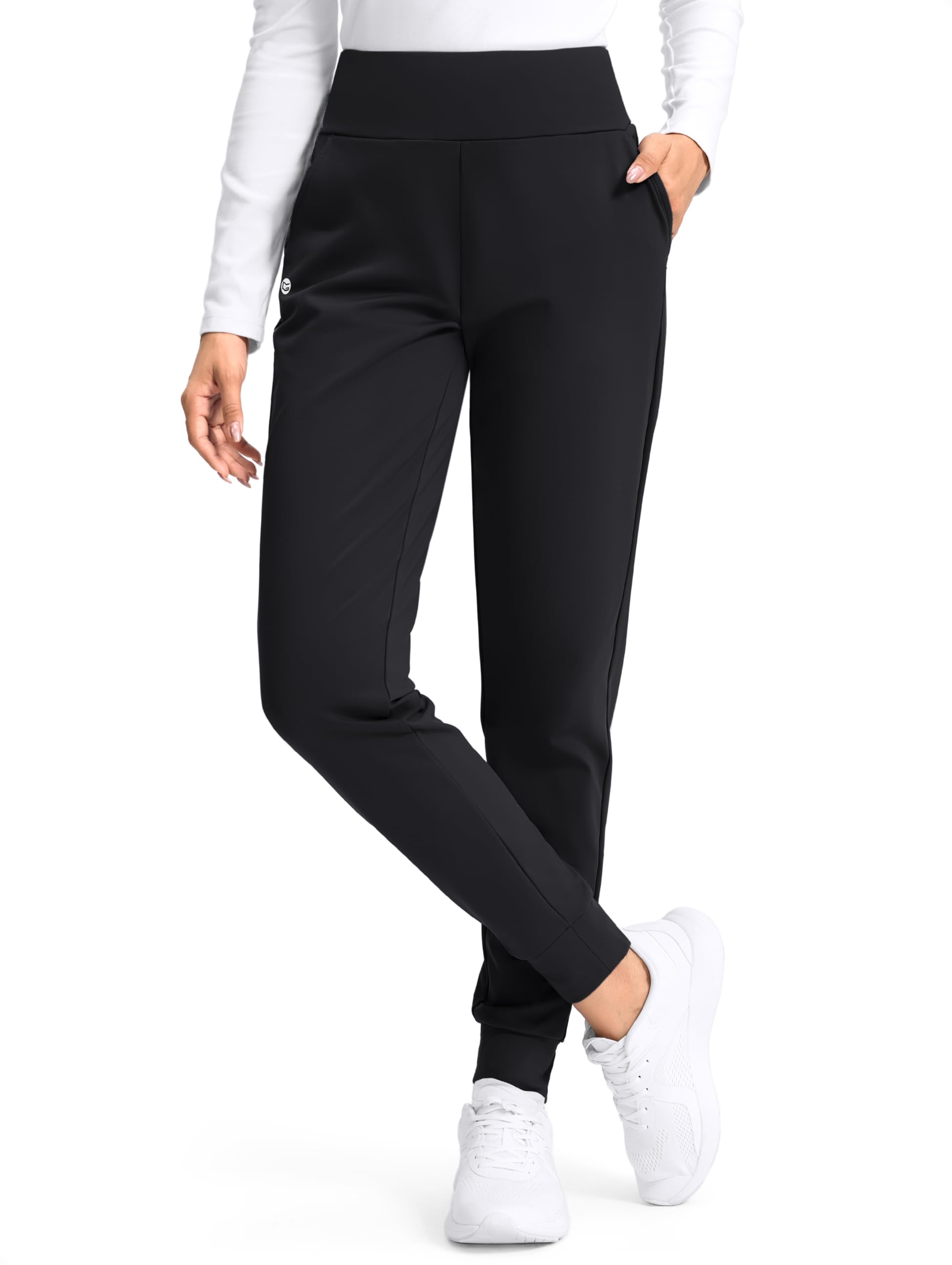 G Gradual Womens Fleece Lined Joggers Sweatpants