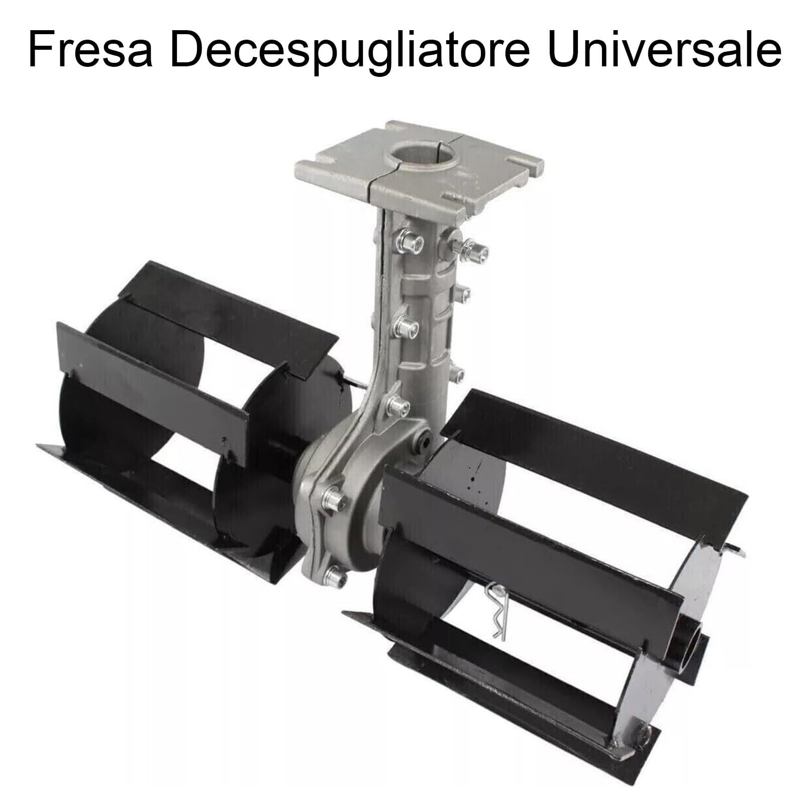 Fresa Decespugliatore Universale, 9 Denti Ø26 Mm Zappette per Decespugliatore, Accessori per Decespugliatore, Adatto per diserbo/allentamento (Allentare Il Terreno)