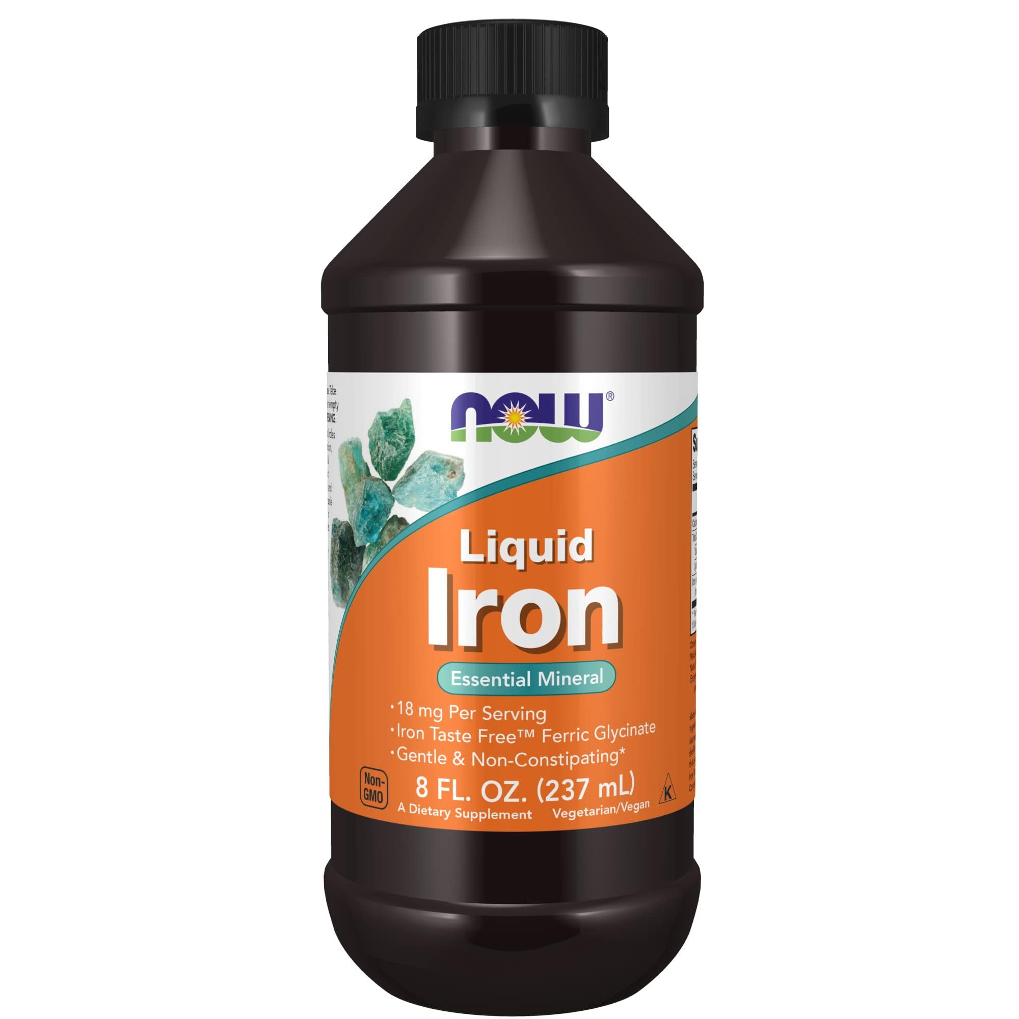 Now Foods - Iron Liquid 18 Mg. 8 Oz.
