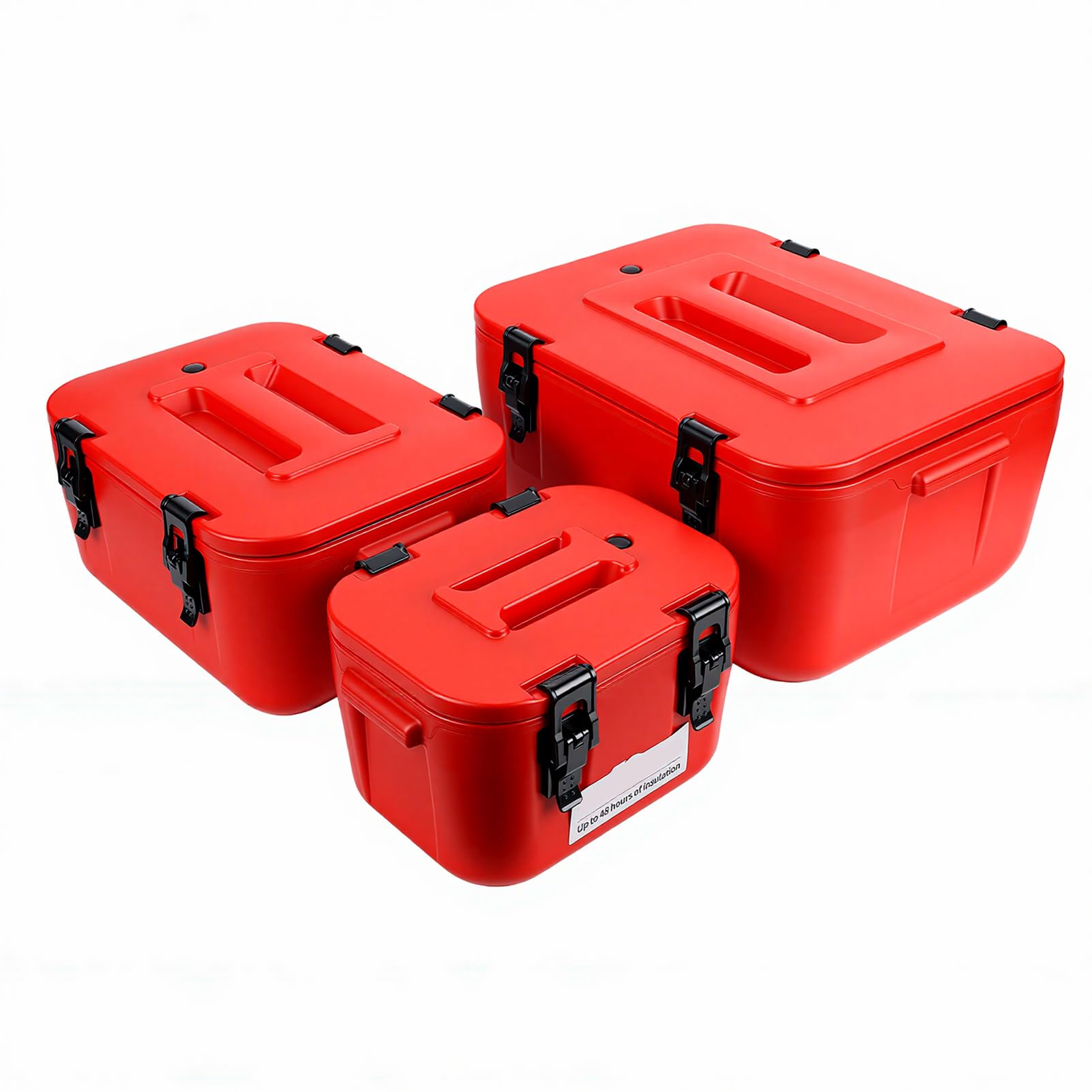 FTVOGUE Großer Isolierter Suppenbehälter-Set, 3-teilig 8L 15L 28L