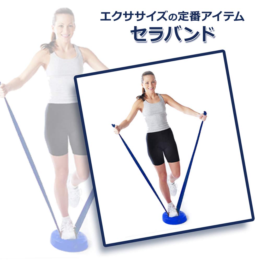 Amazon.co.jp: セラバンド （Theraband）ブルー（青）1m : スポーツ