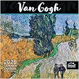 MICASA PRESS Vincent van Gogh 2026 Wall Calendar 12 Month | 12' x 24' Open | Thick & Sturdy Paper | Holiday Gift | Impressionist Art Calendar 2026
