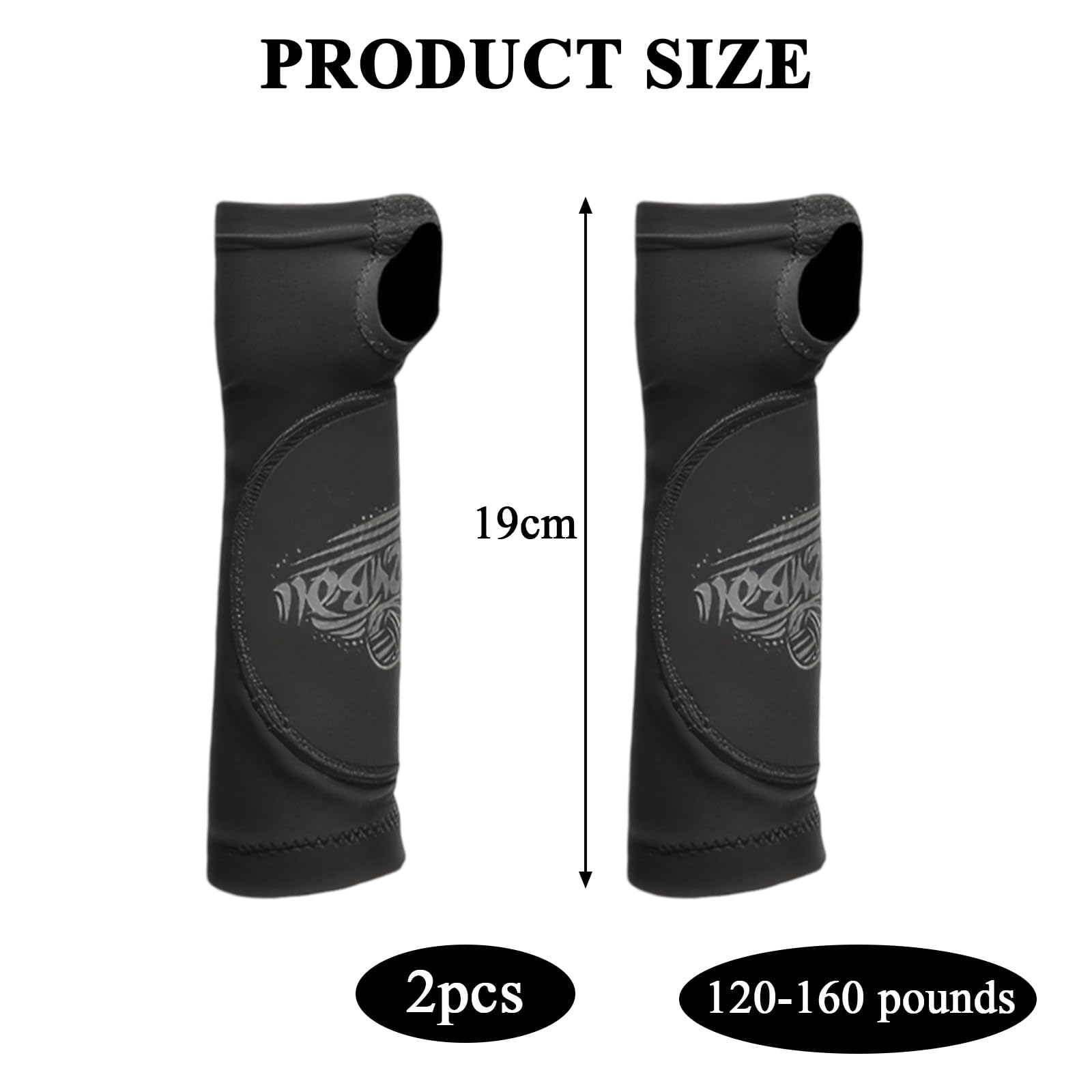 1 Par Manguitos Voleibol Niña Manguitos Voleibol Mujer Mangas Voleibol Accesorios Entrenamiento Voleibol con Soporte Muñeca Ajustado con Protector Antebrazo