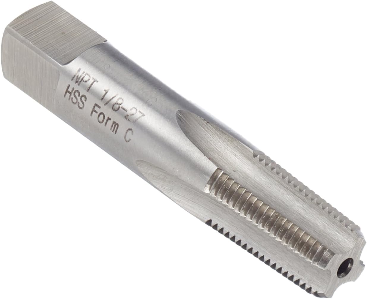 Bohrcraft 41360300018 Boc/41360300018 Cutting Machine Tap HSS-G Type C, NPT, 1/8 x 27 Unibox 1 V – Pack of 1