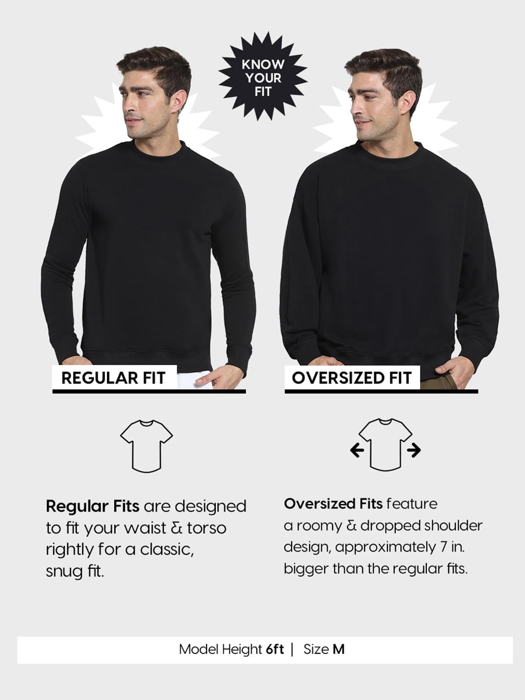 Bewakoof X Marvel Spider-Man Męska bluza oversize z mieszanki bawełny, Bewakoof Heavy Duty 1.0 | męska bluza zimowa