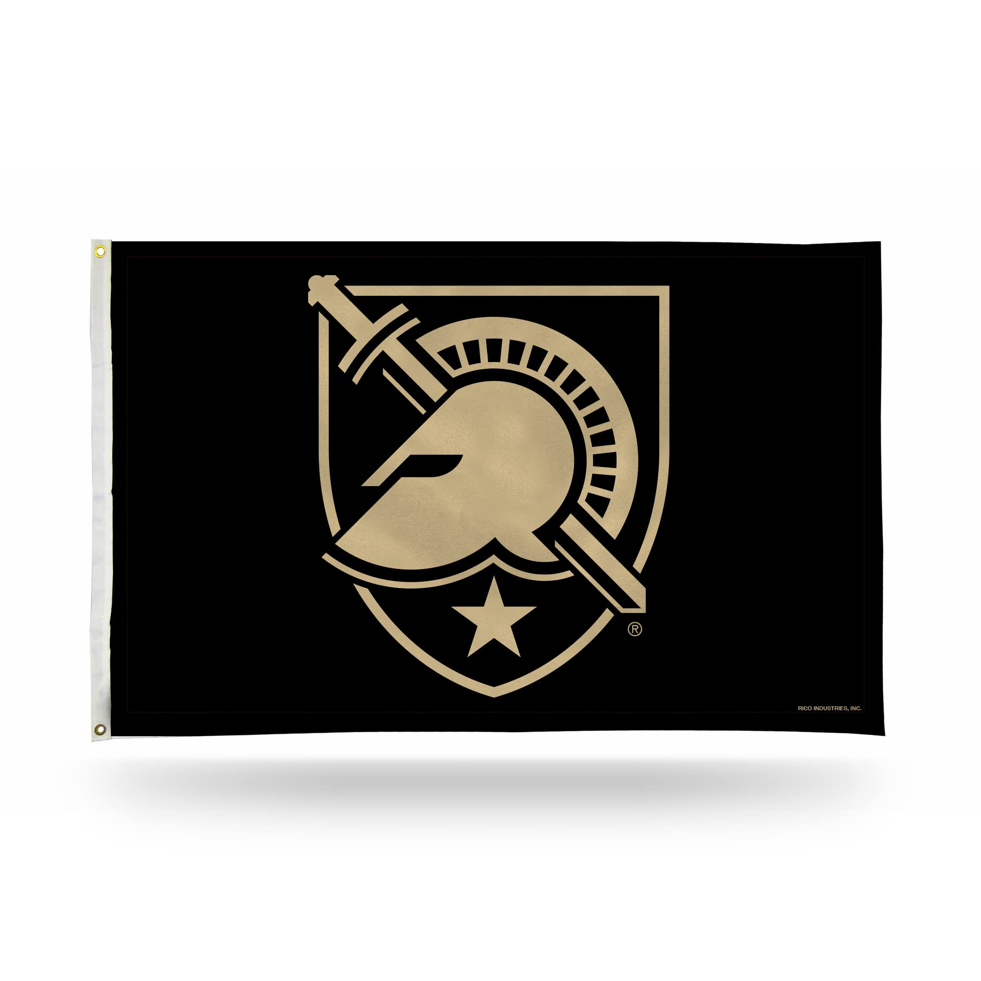 Rico Industries NCAA Army West Point Black Knights Black 3" x 5" Single Sided Banner Flag with Grommets