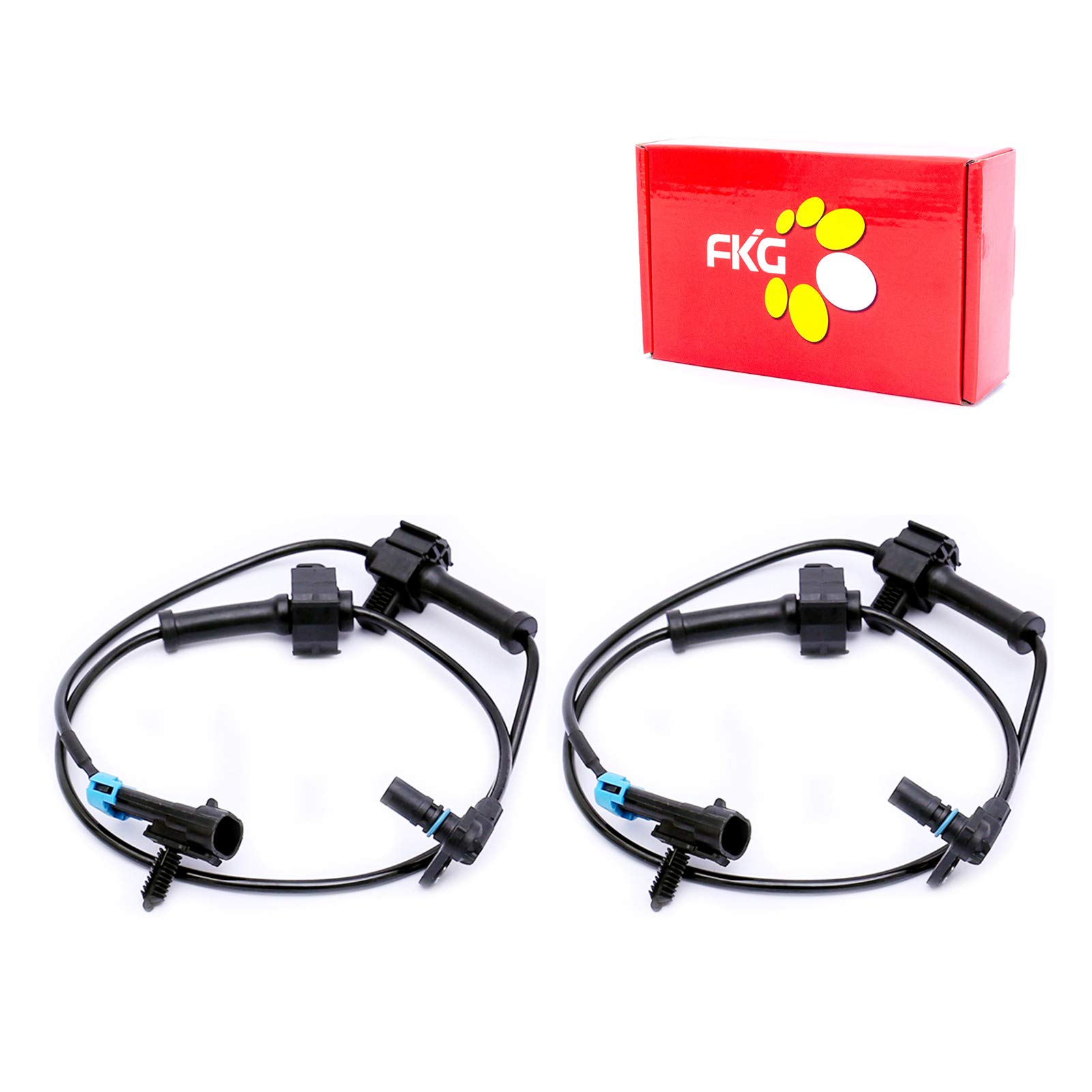 FKG ABS Wheel Speed Sensor Rear Left and Right ALS1464 for 07-12 Cadillac Escalade (EXT), 07-12 Chevy Avalanche Suburban 1500 Tahoe, 07-12 GMC Yukon,