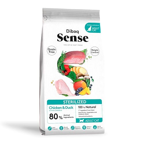 Dibaq Sense - Pienso para gatos adultos esterilizados Sense Grain Free pollo
