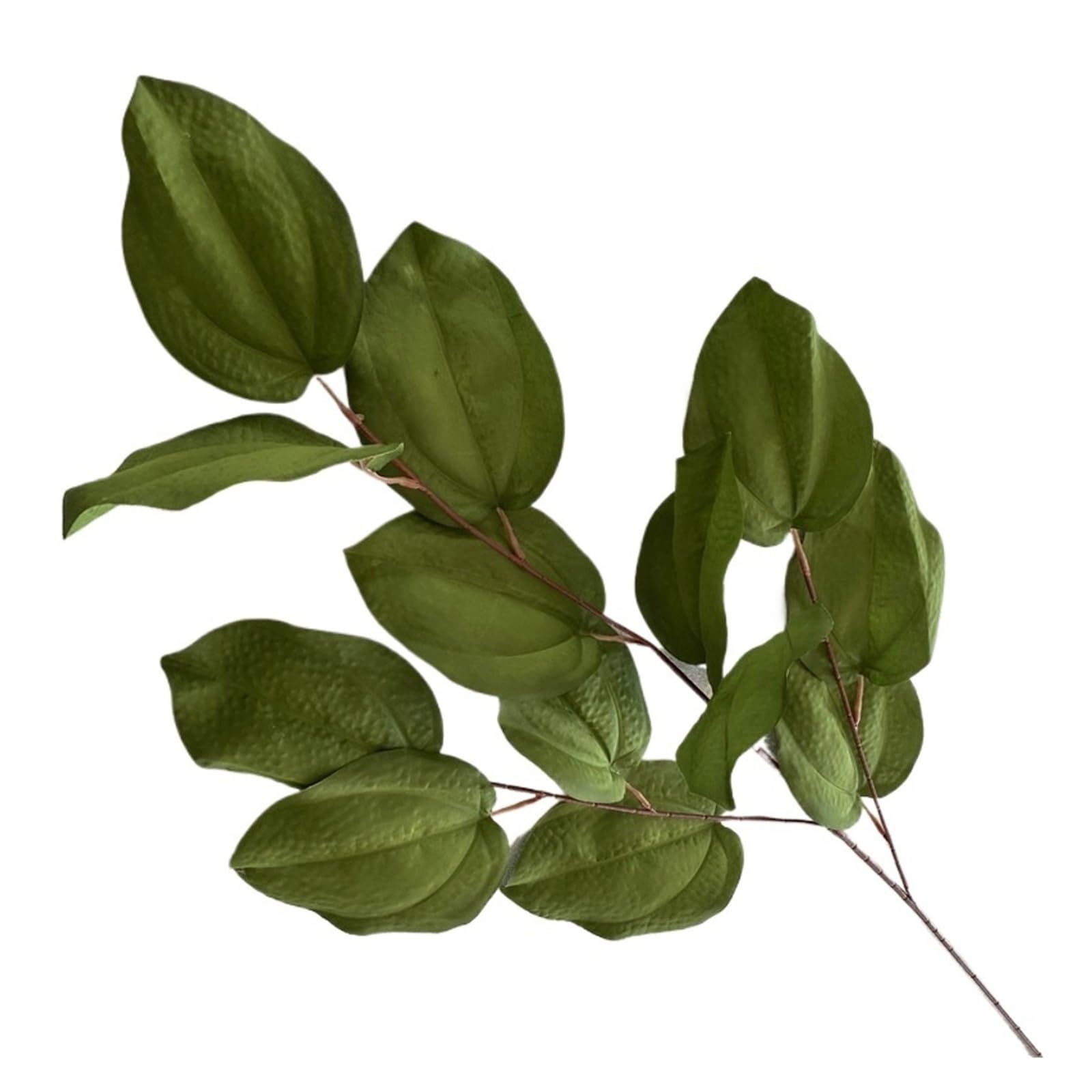 1PC Simulated Leaf Branch Green Plants Fake Flower Hotel Decor Bread Leaves Artificial Plant Garden Decoration(Green)