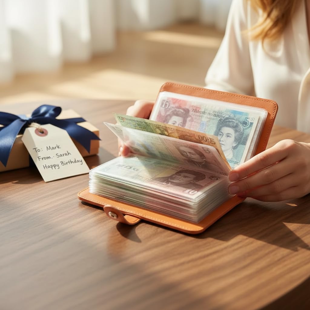 Lot de 100 enveloppes pour défi d'économie d'argent, carnet A5 utilisable des deux côtés, classeur avec boucle magnétique (orange)