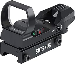 Sutekus 【1 マルチドット 照準器 ドットサイト 2色 4パターン 20mmレール規格対応[正規品] (照準器本体のみ)