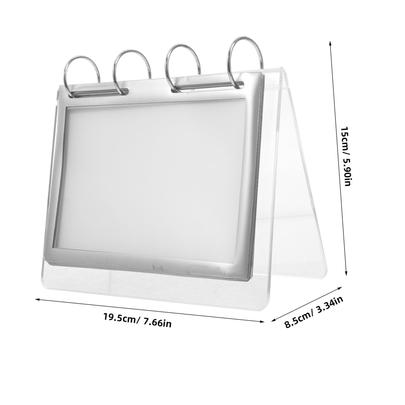 FUNOMOCYA Acrylic Poster Stand Desktop Menu Display Stand Lightweight Stable for Restaurant Bar Home