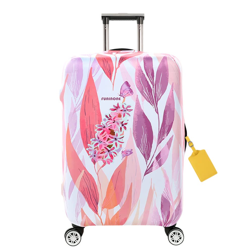 Housse De Valise Flamant Rose - Protection Universelle Pour Bagages, Taille M