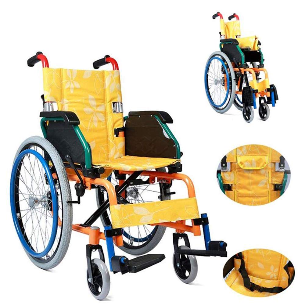 Buy Child Wheelchair Lightweight Driving Medical Trolley Self Propelled