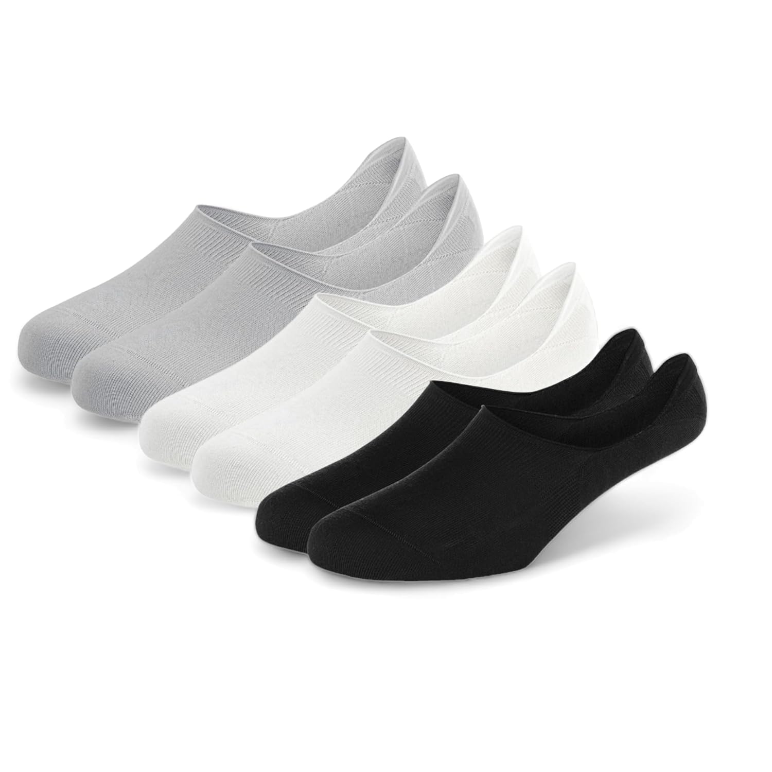 3 Pairs Premium Loafer/No Show Anti Slip Free Size Cotton Socks for Men's and Women's-picture-15