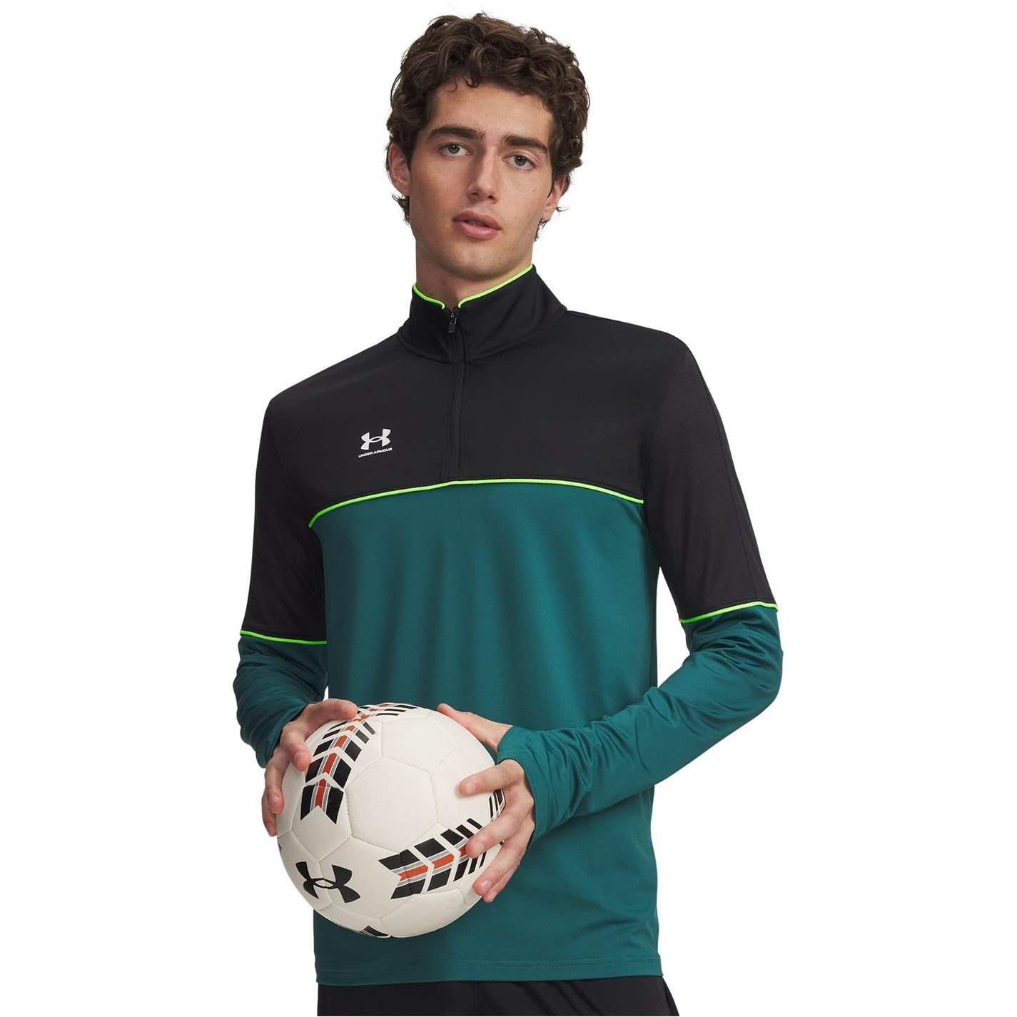 Under Armour Men's Green Challenger Tracksuit Top in Size XL, Sports Direct