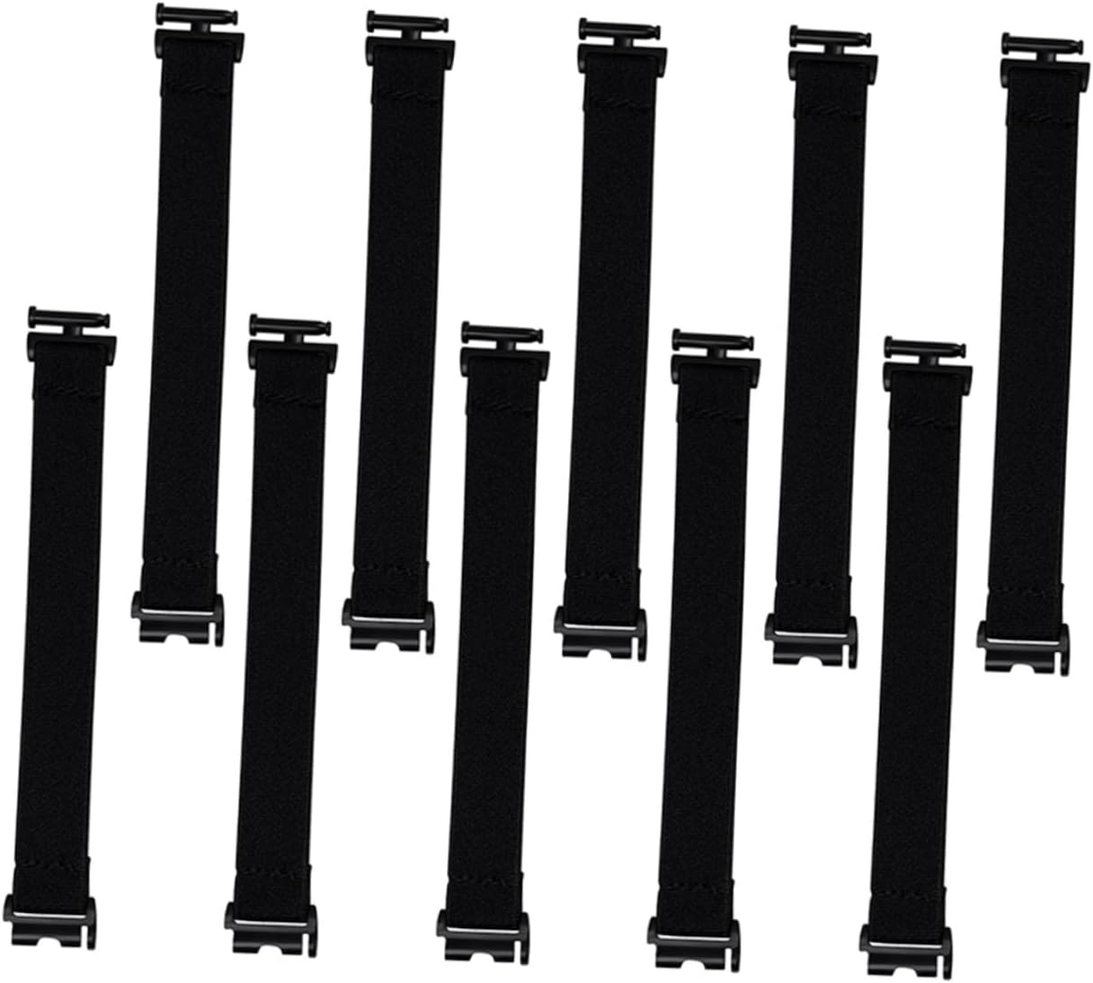 Ciieeo 10pcs Elastic Drone Battery Tie Straps Non-Slip Fixing Straps for Drone Battery Box Stretchy Replacement Belt Sturdy Box Accessories