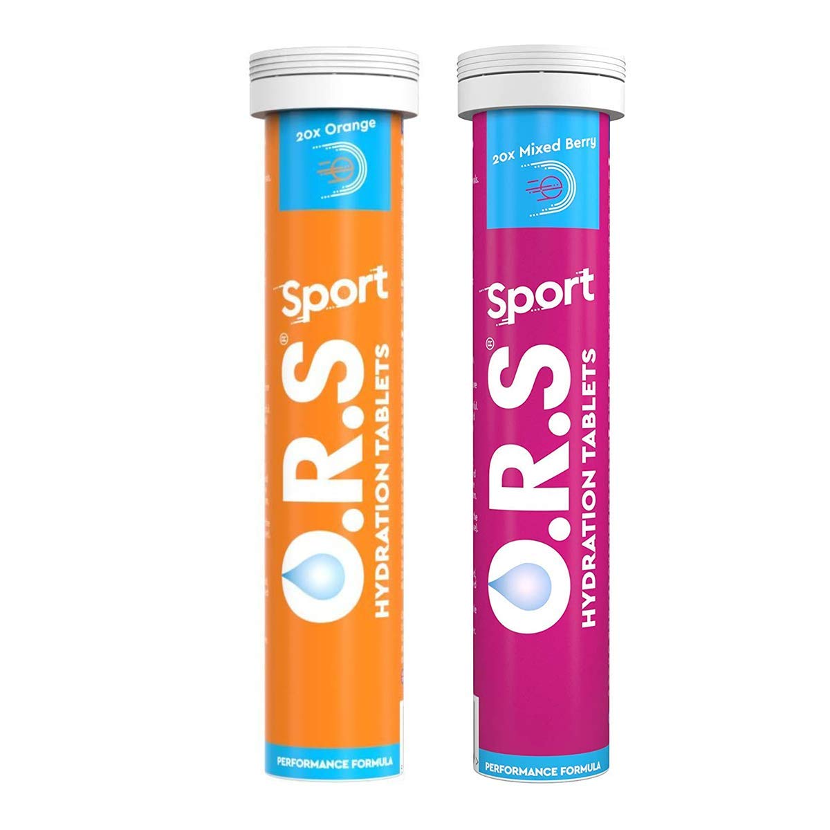 Sports Hydration Bundle | 1 tube of Sport Orange + 1 tube of Sport Berry
