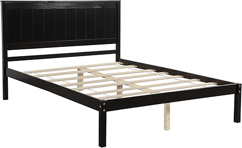 Miniatura 7 de Harper & Bright Designs Marco de cama de plataforma de madera (expreso, matrimonial)