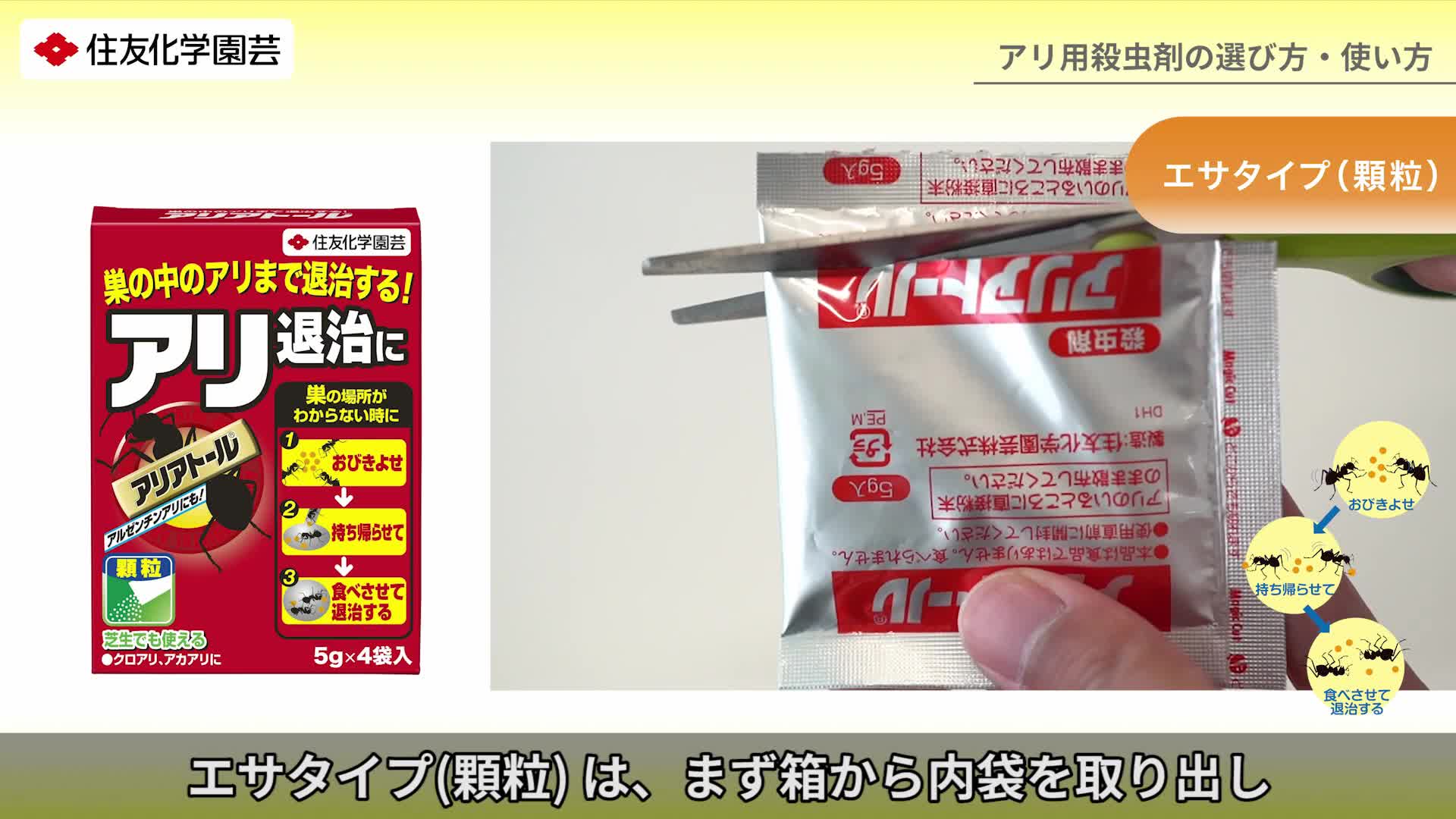 Amazon.co.jp: KINCHO園芸 不快害虫剤 アリアトール 5g×8 アリ 蟻 巣