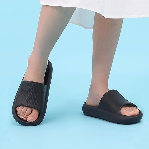 Miniatura 2 de Comwarm Cloud Slide Sandals for Women Men Ultra Comfort Recovery Pillow Slippers Soft Summer Beach Shoes with Low Arch Support