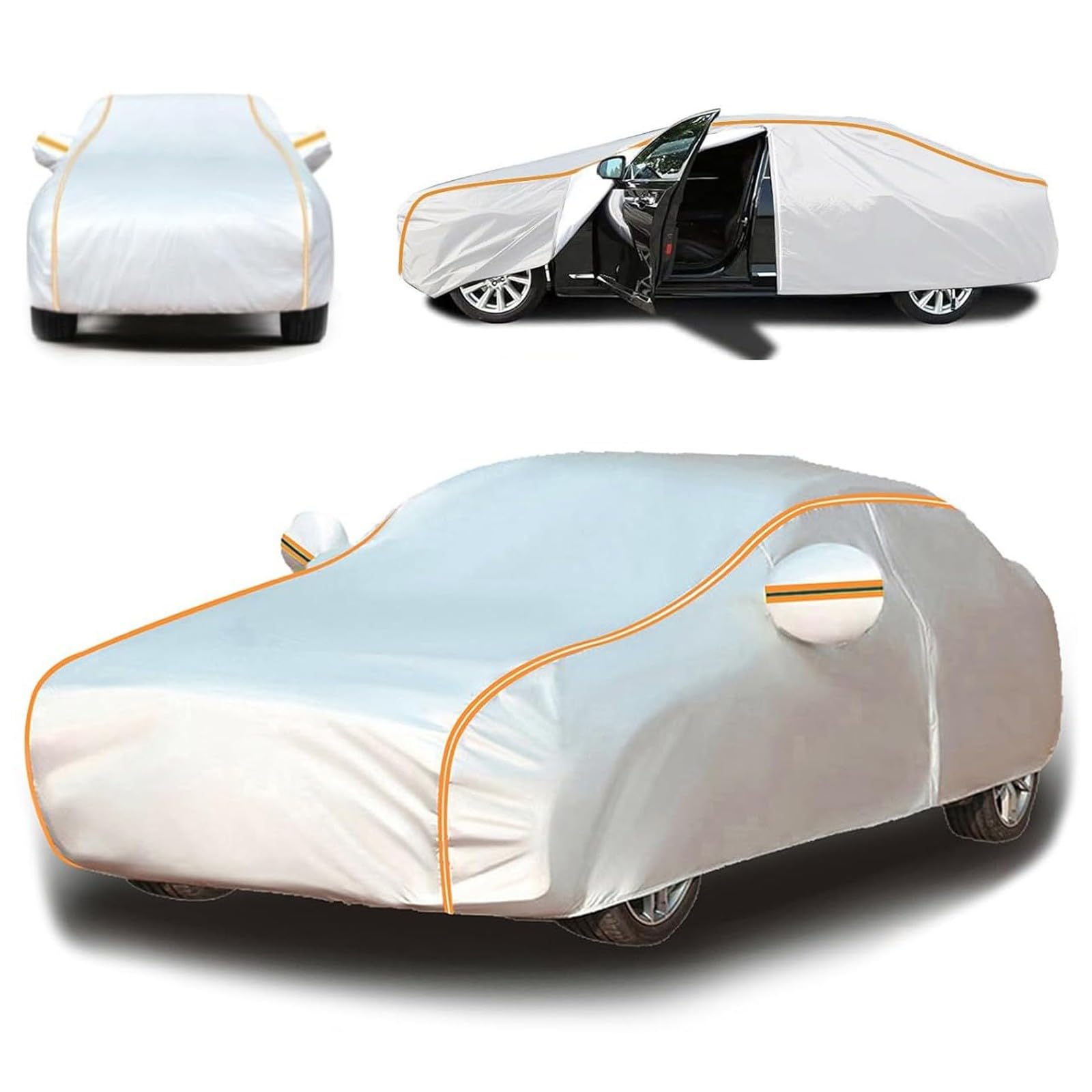 Telo Copriauto Per MG ZS SUV 2017-2024 - Antigrandine, Impermeabile, Anti-UV, Con Cerniera - Foto 2