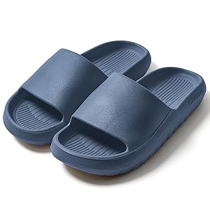 Unisex Badeschuhe Damen Slides Sandalen Hausschuhe Herren Sommer Garten Badelatschen Rutschfest Plattform Badeschlappen…