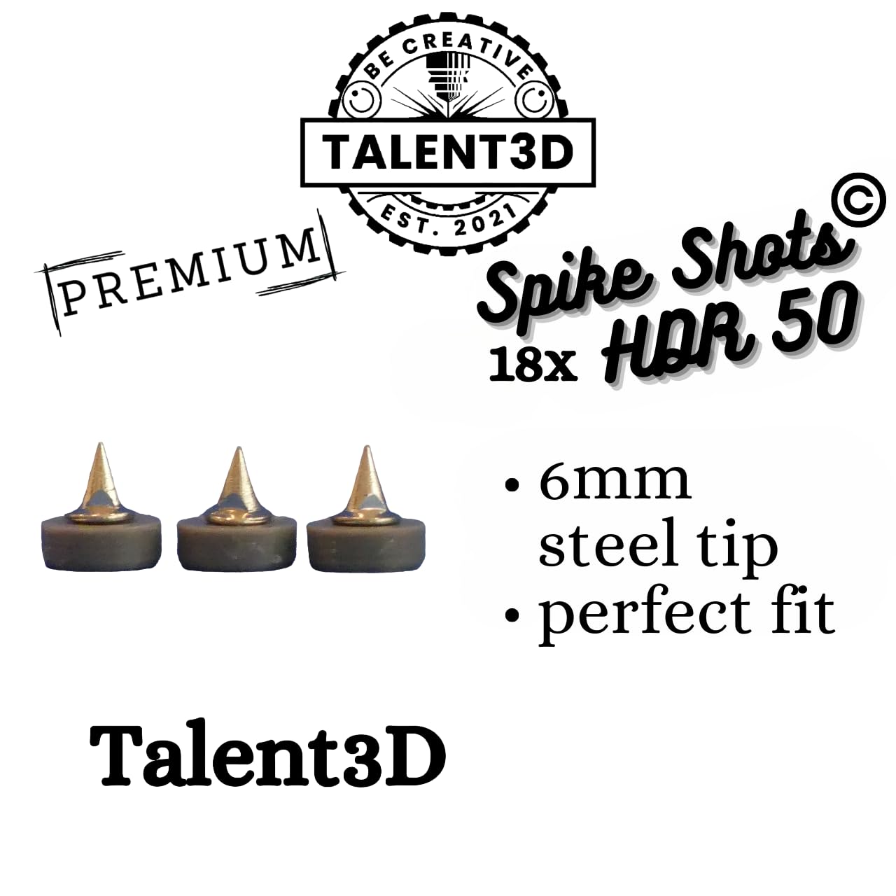 HDR50 Spike Shots Cal.50 Munizioni Slugs