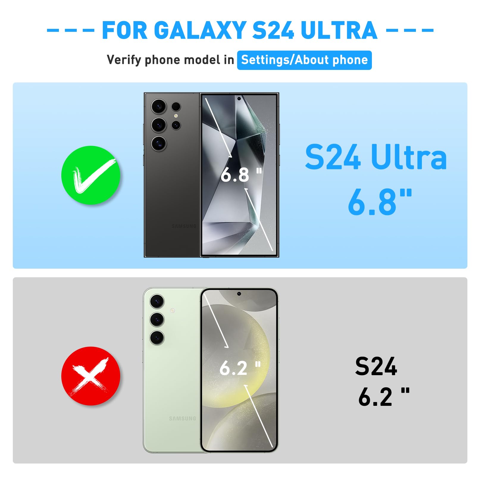 Galaxy S24 Ultra Battery Case, 6000mAh Portable Battery Charging Case with Kickstand for Galaxy S24 Ultra, Extended Phone Charger Cover for Samsung S24 Ultra 5g(6.8