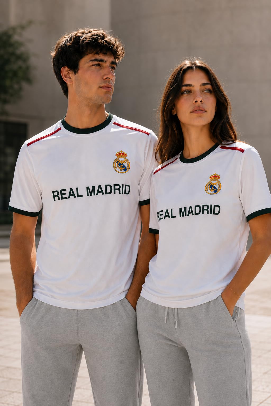 Real Madrid Camiseta de fútbol para hombre, temporada 26/27, réplica del estadio oficial