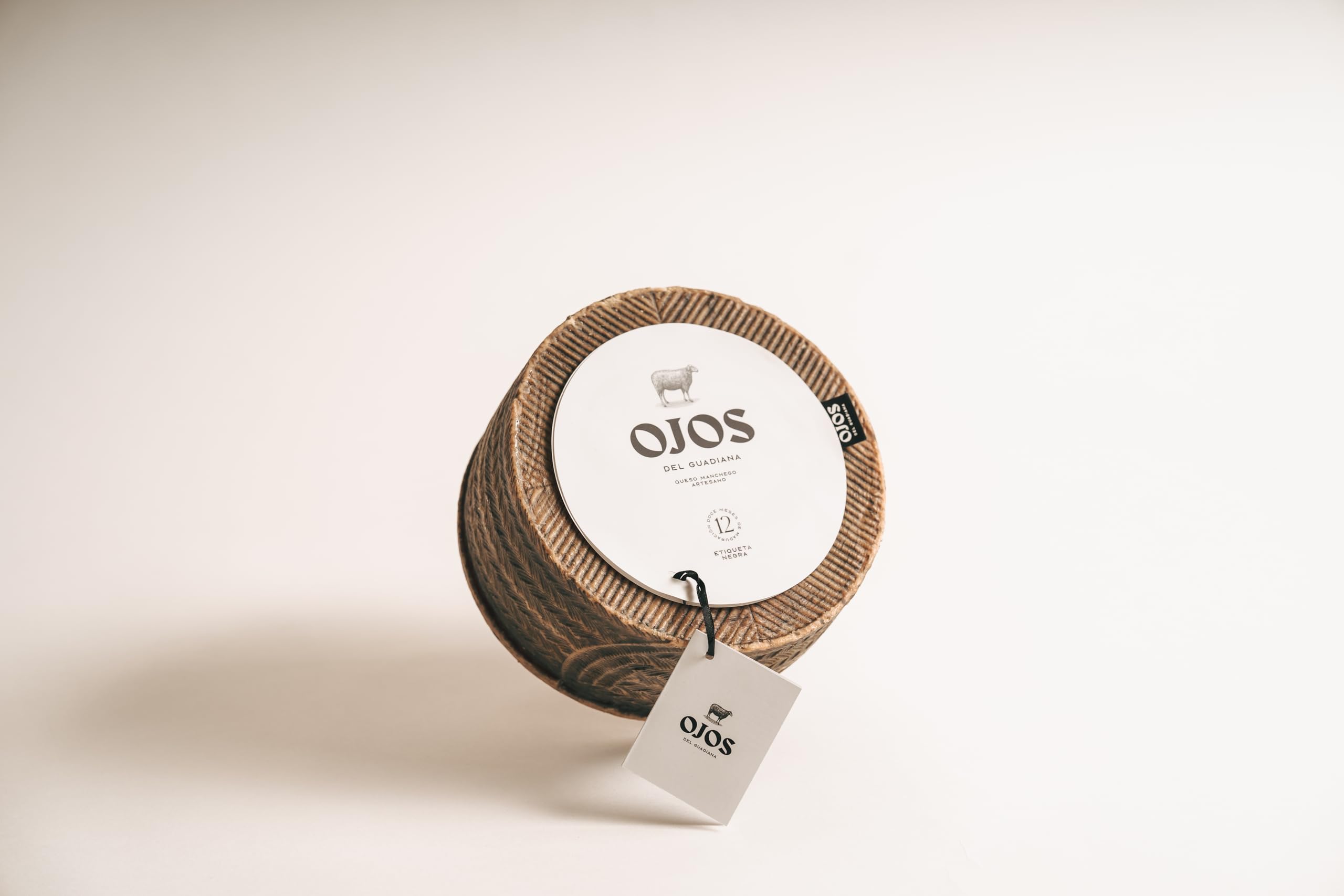 Queso Ojos del Guadiana Etiqueta negra Manchego 12 meses