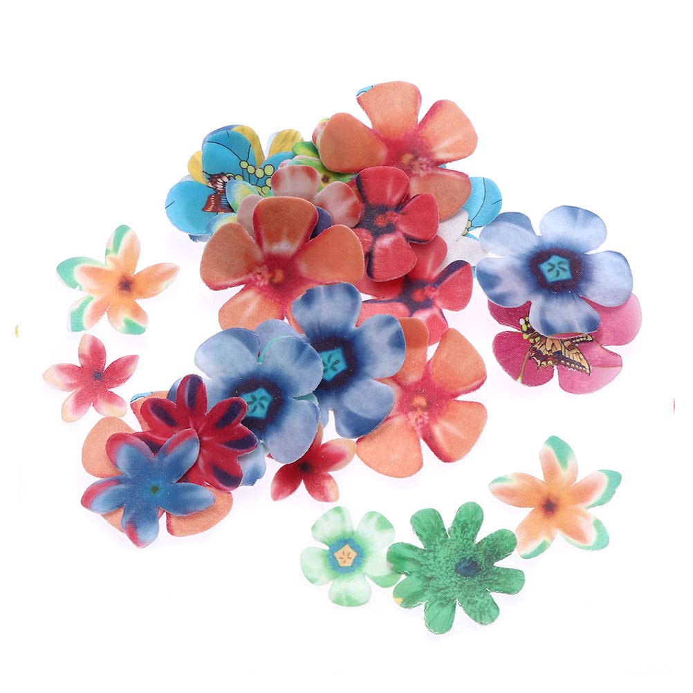 Buy BESTonZON 360Pcs Edible Cake Topper Paper Flower Cupcake Decor