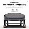 Camp Beds for Adults with Cushion and Pillow, 6-Position Adjustable Folding Camping Cot, Portable Travel Camping Cot for Sleeping, Lightweight Tent cot with Carry Bag Supports 450 lbs, 200*66cm