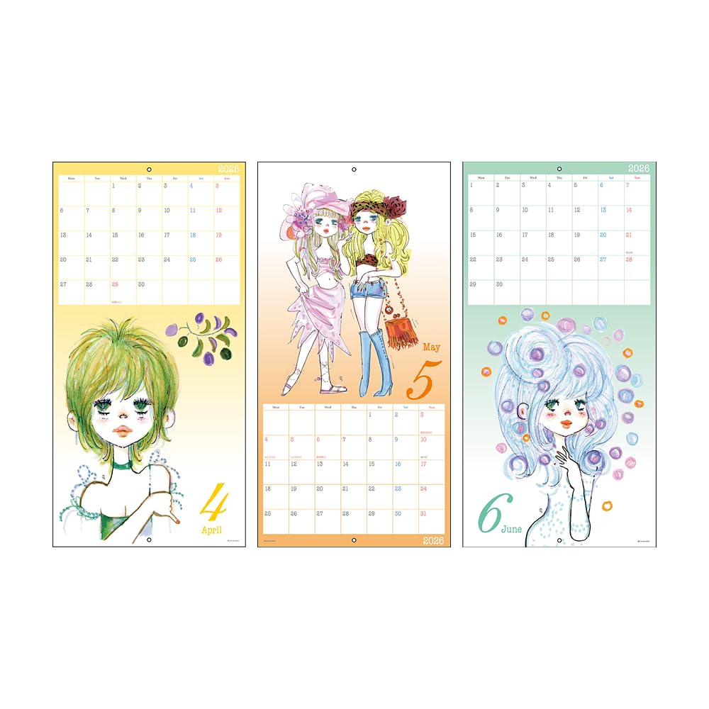 Amazon.co.jp: Sunstar Stationery S8521433 Ado Mizimori 2026 Wall