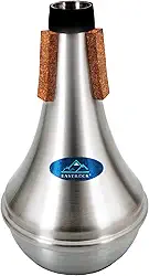 EASTROCK Trompete de alumínio leve para prática de inglês para iniciantes, estudantes acessórios de trompete