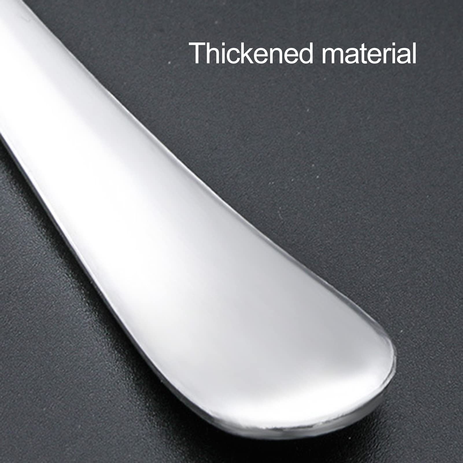 UPDATE International P3 1-Piece-Stainless-Steel (Not Welded) Portioning Spoon with Tan Plastic Handle, Food Portioner Portion Controller Serving Spoon, 3 Fluid Ounces