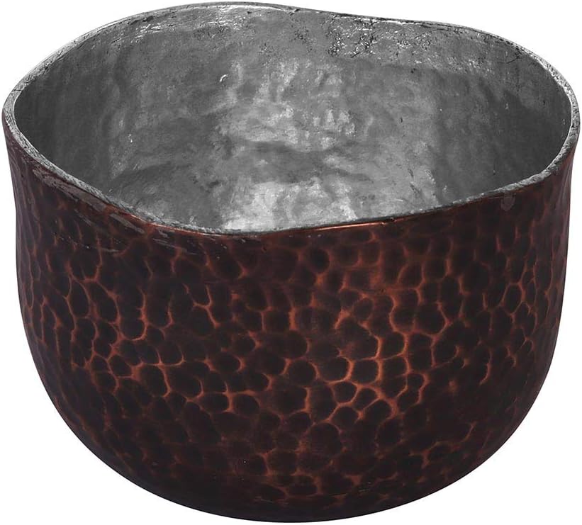 De Kulture Hand Beaten Copper Sake Bowl Ideal For Drinking Sake Soba Soup, Best For Kitchen & Dining Table Decoration, 2.5x1.5 (DH) Inches