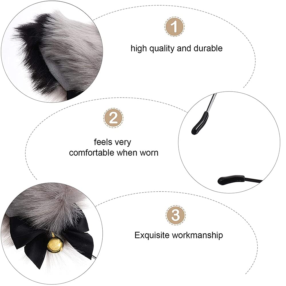 1PC peluche soffice cerchio per capelli pelliccia sintetica orecchie di gatto fascia per capelli copricapo moda festa cosplay fascia – acquista a prezzi convenienti sul marketplace