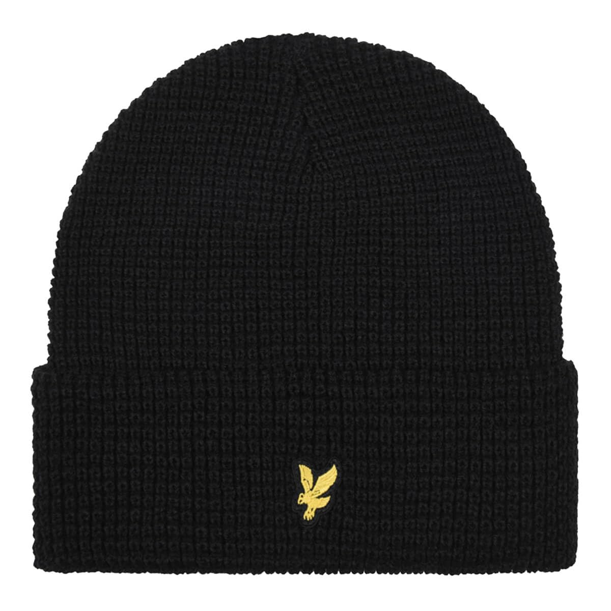 Lyle & Scott Noir Waffle Beanie